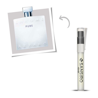 عطر جیبی مردانه مدل Chrome Pure AZZARO کد E163 حجم 8 میلی لیتر سن سیرو - 01