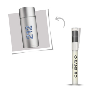 عطر جیبی مردانه مدل 212Men CAROLINA HERRERA کد E21 حجم 8 میلی لیتر سن سیرو - 01