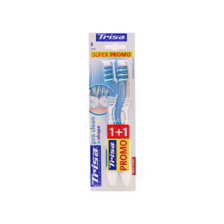 مسواک مدل Extra Pro Clean X-Shape با برس نرم بسته 2 عددی تریزا - 01