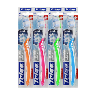 مسواک مدل Flexible White با برس متوسط تریزا - 01