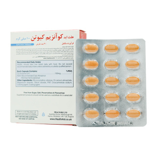 قرص کوانزیم کیوتن 100 میلی گرم بسته 30 عددی هلث اید - 03