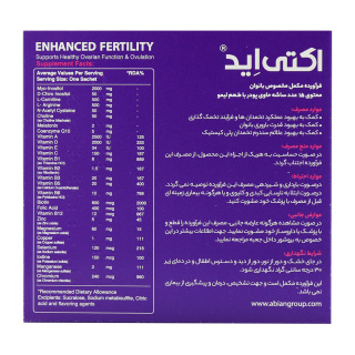 ساشه اکتی اید مناسب بانوان با طعم لیمو بسته 15 عددی ابیان دارو - 04