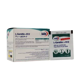 ساشه ال کارنیتین و ب12 بسته 14 عددی یوروویتال - 01