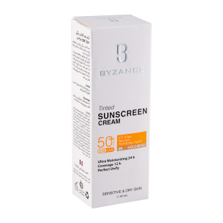 کرم ضد آفتاب رنگی بیزانس با SPF50 مناسب پوست های حساس و خشک حجم 40 میلی لیتر - 03