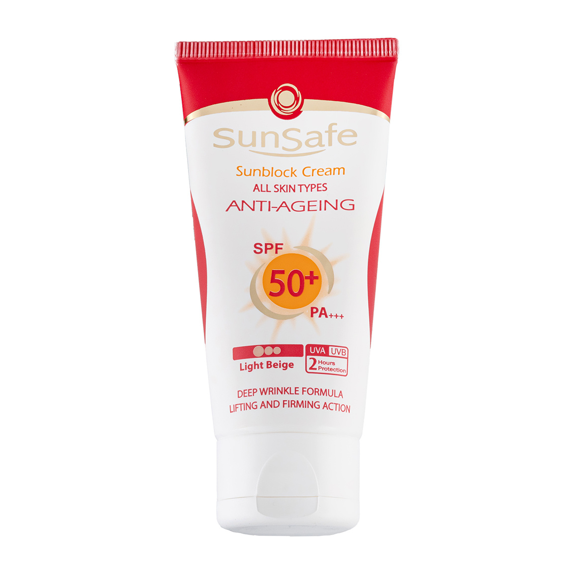 کرم ضد آفتاب و ضد چروک رنگی spf50