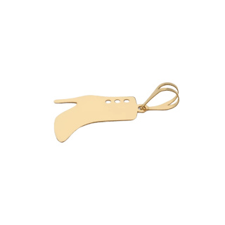 آویز گردنبند طلا 18 عیار زنانه طرح کفش کد MM2253 - 02