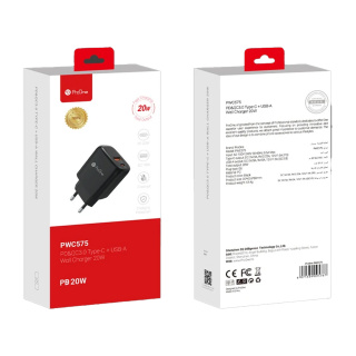 شارژر دیواری 20 وات پرووان مدل PWC575 - 01