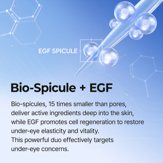 کرم کاهش دهنده پف و برجستگی دور چشم با تکنولوژی Bio-Spicule +EGF حجم 10 میلی لیتر دکتر ملاکسین - 04