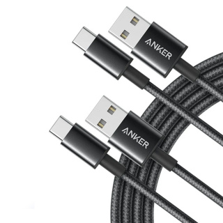 کابل تبدیل USB-A به USB-C انکر مدل Nylon A8173 - 01