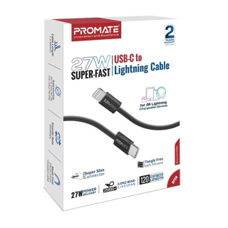 کابل USB-C به USB-C پرومیت مدل ECOLINE-CC120 - 01
