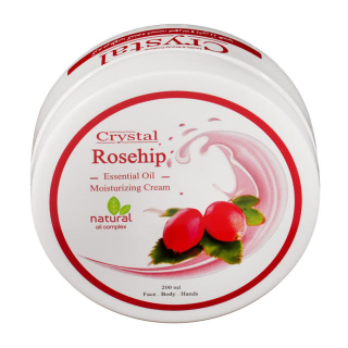 کرم مرطوب کننده صورت و بدن رز هیپ200 میلی لیتر کریستال - 02