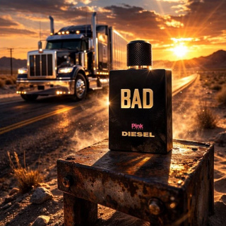 ادوپرفیوم مردانه مدل Diesel Bad حجم 100 میلی لیتر پینک ویژوال - 04