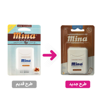نخ دندان ضخیم با اسانس دارچین حاوی فلوراید مینا - 01