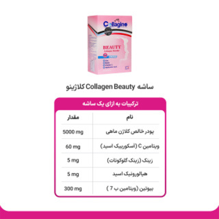 پک دو عددی پودر کلاژن بیوتی ساشه کلاژینو بسته 30 عددی - 05