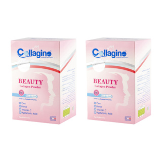 پک دو عددی پودر کلاژن بیوتی ساشه کلاژینو بسته 30 عددی