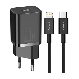 شارژر دیواری بیسوس مدل TZCCSUP-B کابل لایتنینگ - 01