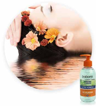 ژل مو پمپی مرطوب کننده و حالت دهنده باباریا حاوی کراتین و جینسینگ حجم 300 میلی لیتر - 01