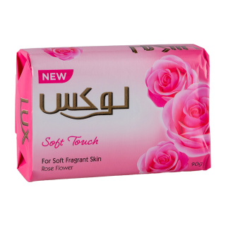صابون سافت تاچ لوکس حاوی عصاره رز فرانسه وزن 90 گرم