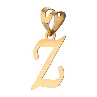 آویز گردنبند طلا 18 عیار زنانه طرح حرف لاتین Z مدل MM1651 - 01