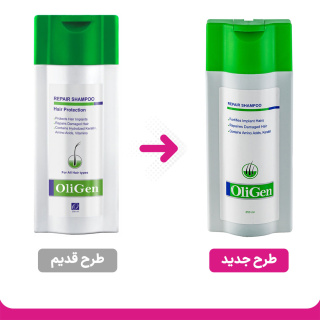 شامپو ترمیم کننده و تقویت کننده مو 250میل الی ژن - 01