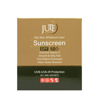 کرم ضد آفتاب ساشه ای بی رنگ با SPF50 مناسب پوست چرب 30 عددی