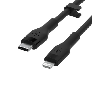 کابل شارژ سریع USB-C با رابط لایتنینگ بلکین مدل CAA009bt3MBK طول 3 متر - 02