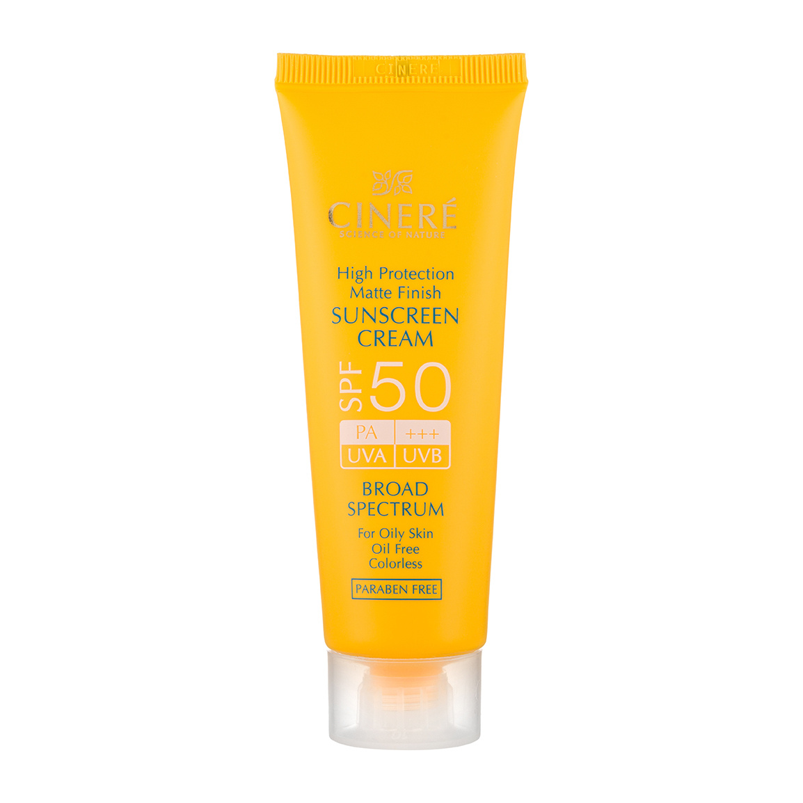 کرم ضد آفتاب بی رنگ مدل Oil Free با SPF50 مناسب پوست چرب حجم 50 میلی لیتر