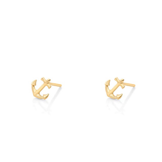 گوشواره طلا 18 عیار مدل لنگر