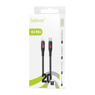 کابل تبدیل USB به لایتنینگ سی بای مدل K3PD-I - 02