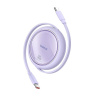 کابل شارژ سریع USB-C به USB-C مدل Free2 Draw Mini طول یک متر بیسوس
