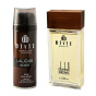 پک هدیه روز مرد 2 عددی شامل اسپری بدن مدل Lalique Noire و ادوپرفیوم مدل Dunhill Brown