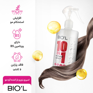 اسپری نرم و باز کننده گره مو میراکل 10 در 1 بدون نیاز به شستشو بیول - 06