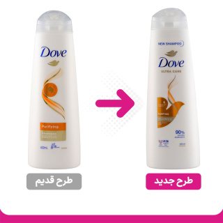 شامپو داو مدل Purifying مناسب مو چرب حجم 400 میلی لیتر - 01