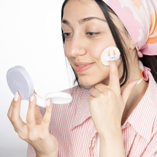 کوشن ضد آفتاب یکنواخت کننده رنگ پوست سنتلا یو آی کیو با SPF+50 و PA++++ وزن 6 گرم - 05