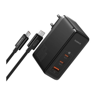 شارژر دیواری بیسوس مدل GaN5 Pro 160W همراه با کابل - 04