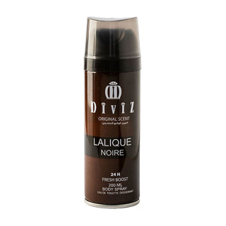پک هدیه 2 عددی شامل اسپری بدن دیوایز مدل Lalique Noire و ادوپرفیوم حارث مدل Dunhill Brown - 01