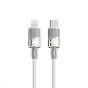 کابل تبدیل USB-C به لایتنینگ مدل PCC132 طول 1 متر