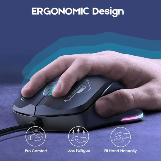 ماوس مخصوص بازی اونیکوما مدل CW917-BK - 05