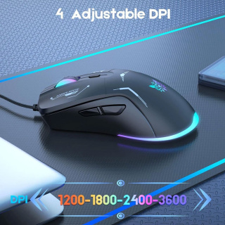 ماوس مخصوص بازی اونیکوما مدل CW917-BK - 07