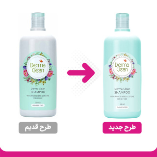 شامپو مخصوص موهای چرب حاوی عصاره گیاهان ژاپنی و سیستئین 500 میل درماکلین - 01