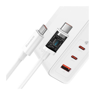 شارژر دیواری بیسوس مدل GaN5 Pro 140W همراه با کابل - 01