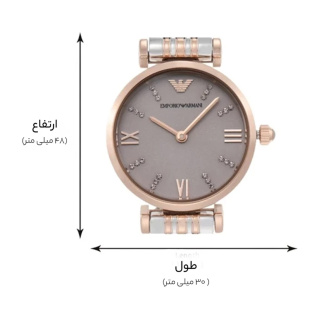 ساعت مچی عقربه ای زنانه آرمانی مدل AR11223 - 08