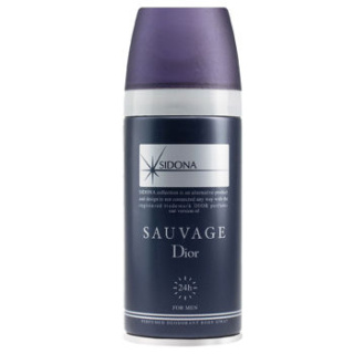 اسپری دئودورانت بدن مردانه سیدونا مدل Sauvage حجم 150 میلی لیتر