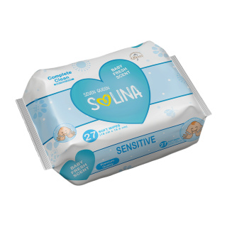 دستمال مرطوب کودک مدل Baby Fresh Scent بسته 27عددی سون کوئین - 03
