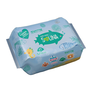 دستمال مرطوب کودک مدل Complete Clean بسته 27عددی سون کوئین - 02