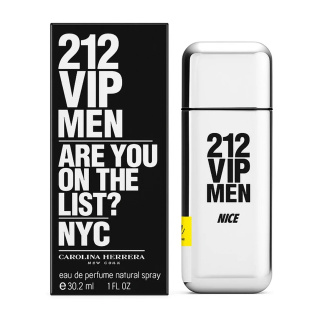 عطر جیبی مردانه مدل Carolina Herrera 212 VIP حجم 30 میلی لیتر نایس پاپت - 01