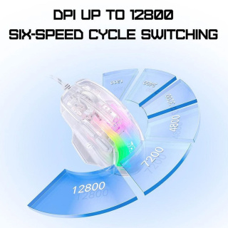 ماوس مخصوص بازی اونیکوما مدل CW923-WH - 04