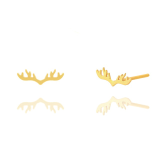 گوشواره طلا 18عیار مدل گوزن E781