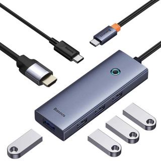 هاب 6 پورت بیسوس مدل Docking Station B00052807813-01 - 01