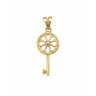 آویز طلا 18 عیار طرح کلید سپینود گالری